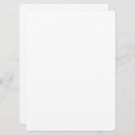 Runde Ecken große weiße Blankenhochzeit Einladung