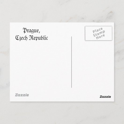 Runde Ecken Postkarte (Rückseite)