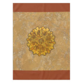 Runde Eiche verlässt Gruppe Tischdecke (Vorderseite)