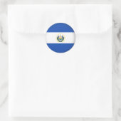 Runde El Salvador Runder Aufkleber (Tasche)