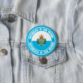 Runde Emblem San Marino Button (Beispiel)