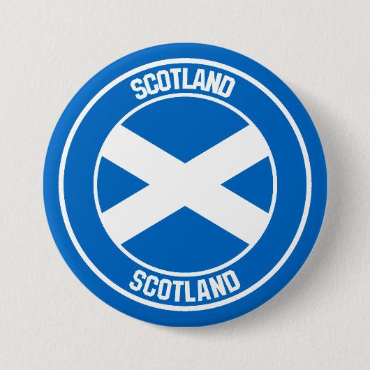 Runde Embleme in Schottland Button (Vorderseite)