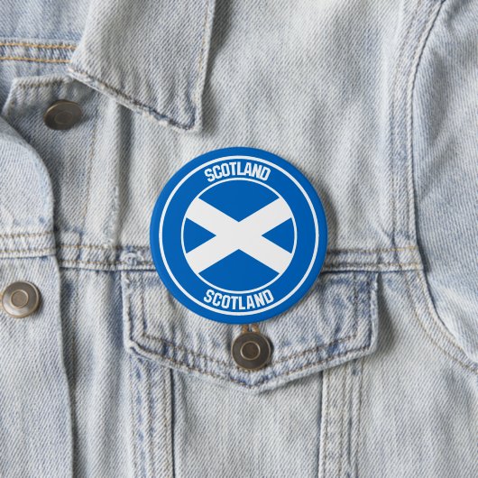 Runde Embleme in Schottland Button (Beispiel)