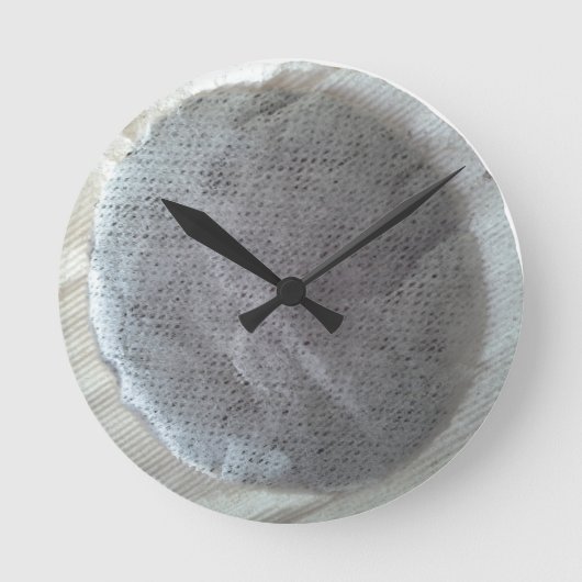 Runde englische Tee-Wall-Uhr Runde Wanduhr (Vorderseite)