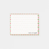 Runde Flaggen Italiens Post-it Klebezettel (Vorderseite)