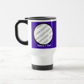 Runde Foto-u. Text-Reise-Tasse - schaffen Sie Ihre Reisebecher (Links)