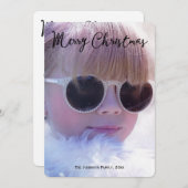 Runde Foto Weihnachten (Vorne/Hinten)