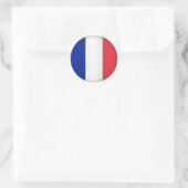 Runde Frankreich Runder Aufkleber (Tasche)