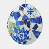 Runde Gaudi Mosaikverzierung Keramikornament (Links)