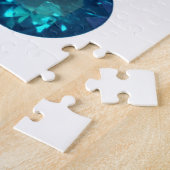 Runde Gemstone Ruby Sapphire Smarald Topaz Puzzle (Seite)