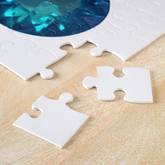 Runde Gemstone Ruby Sapphire Smarald Topaz Puzzle (Seite)