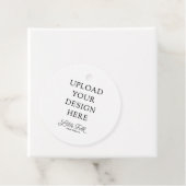 Runde Geschenkanhänger (Beispiel)