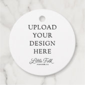 Runde Geschenkanhänger (Vorderseite)