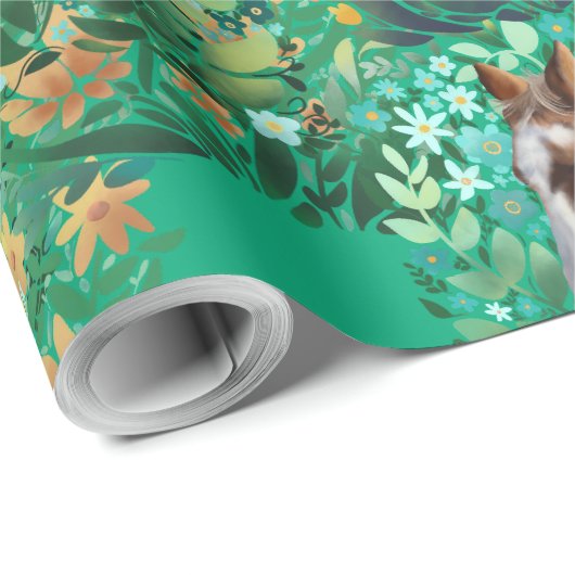 Runde Geschenkpapier (Rolleneckpunkt)