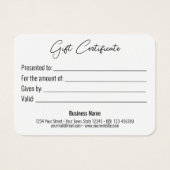 Runde Gold Bow Klasse Luminous Elegantes schwarzes (Rückseite)