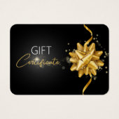 Runde Gold Bow Klasse Luminous Elegantes schwarzes (Vorderseite)