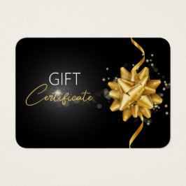 Runde Gold Bow Klasse Luminous Elegantes schwarzes