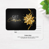 Runde Gold Bow Klasse Luminous Elegantes schwarzes (Schreibtisch)