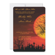 Runde Halloween-Hochzeitsnacht