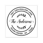 Runde handgeschriebene Script-benutzerdefinierte R Permastempel (Design)