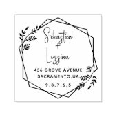 Runde Hochzeit Permastempel (Design)