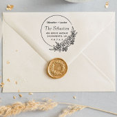 Runde Hochzeit Permastempel