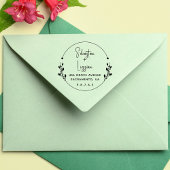 Runde Hochzeit Permastempel