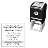 Runde Hochzeit Permastempel (Beispiel)