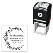 Runde Hochzeit Permastempel (Beispiel)