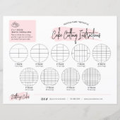 Runde Hochzeitstorch-Schnittführungen mit rosafarb (Vorderseite)