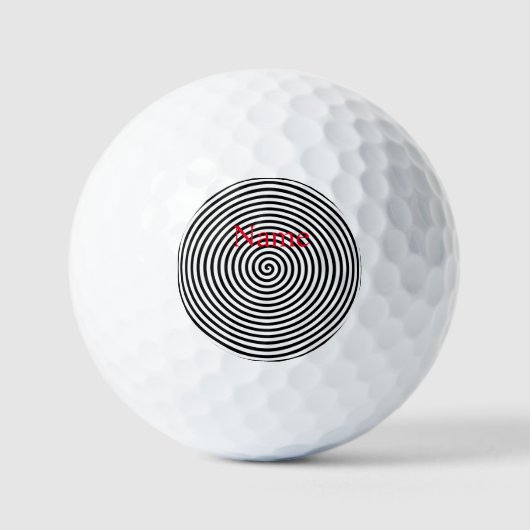 Runde Hypnose Spiral Thunder_Cove Golfball (Vorderseite)