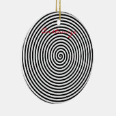 Runde Hypnose Spiral Thunder_Cove Keramik Ornament (Rechts)