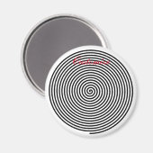 Runde Hypnose Spiral Thunder_Cove Magnet (Vorderseite/Rückseite)