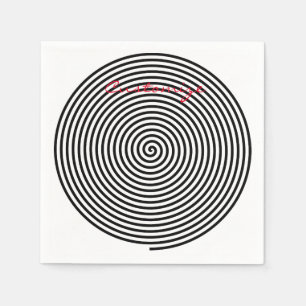 Runde Hypnose Spiral Thunder_Cove Serviette