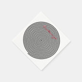 Runde Hypnose Spiral Thunder_Cove Serviette (Ecke)