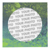 Runde in quadratischem Rahmen Spritzer 5 + Ihr Fot (Vorderseite)