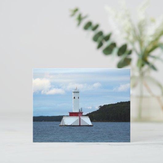 Runde Inselpassage Postkarte (Stehend Vorderseite)