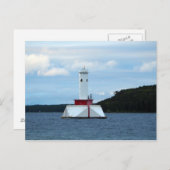 Runde Inselpassage Postkarte (Vorne/Hinten)