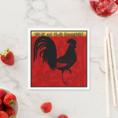 Runde Jahr 2017 Papier Napkin 1 Serviette (Beispiel)