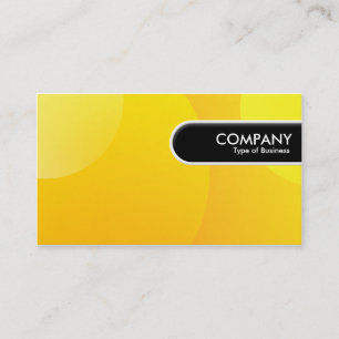 Runde Kante - Blase Cloud Yellow Visitenkarte
