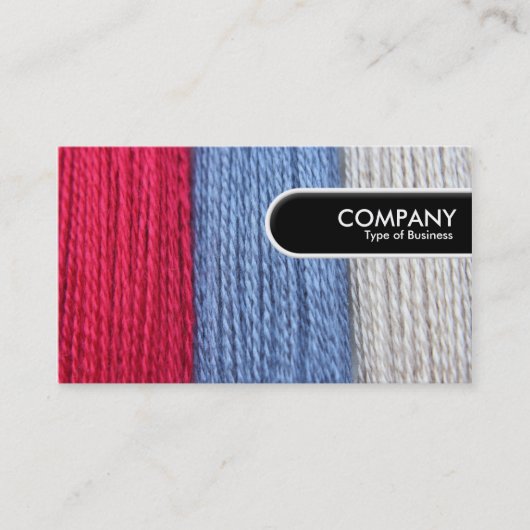 Runde Kante - Darning Thread Visitenkarte (Vorderseite)
