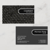 Runde Kante - Dunkles Netz Visitenkarte (Vorne/Hinten)