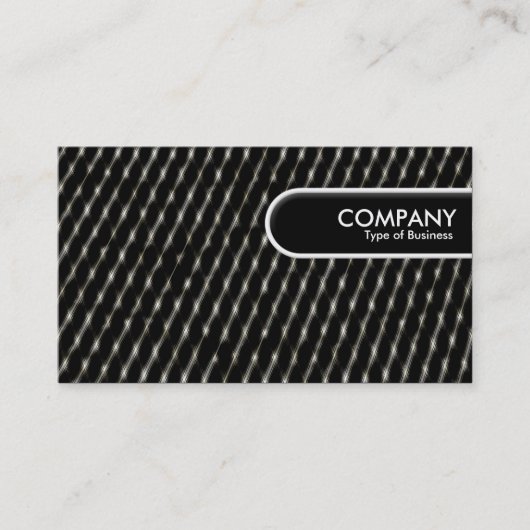 Runde Kante - Dunkles Netz Visitenkarte (Vorderseite)