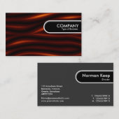 Runde Kante - fiery Serpents Visitenkarte (Vorne/Hinten)