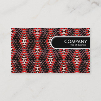 Runde Kante - Flammenmuster Visitenkarte