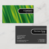 Runde Kante - Kaskadierung von Grün Visitenkarte (Vorne/Hinten)