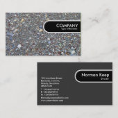 Runde Kante - Kiesstrand Visitenkarte (Vorne/Hinten)