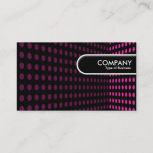 Runde Kante - Kronenecke - Hot-Pink Visitenkarte