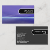 Runde Kante - Lila Morgenröte Visitenkarte (Vorne/Hinten)