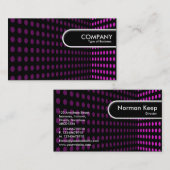 Runde Kante - Tone Corner - Magenta Visitenkarte (Vorne/Hinten)